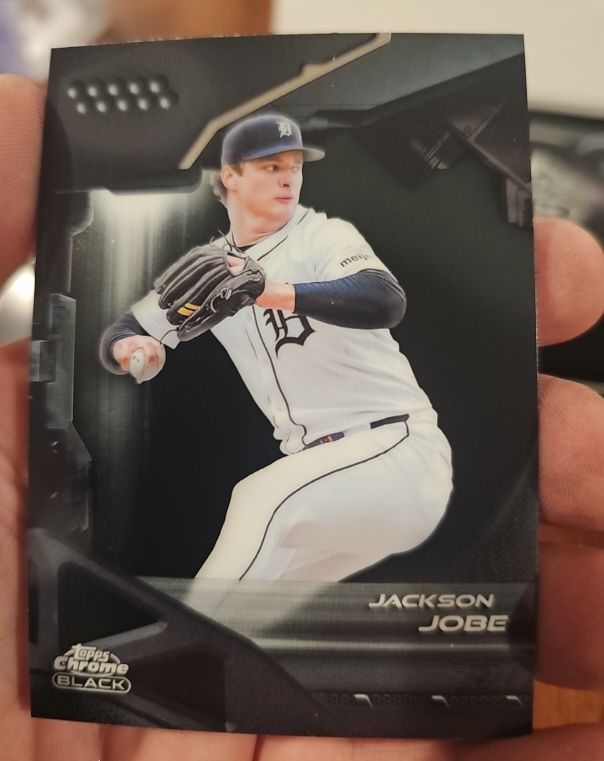 2025 Topps Chrome Black #60 Jackson Jobe — front