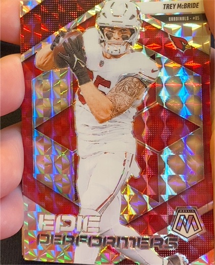 2025 Panini Mosaic #10 Trey McBride Epic Performers — front