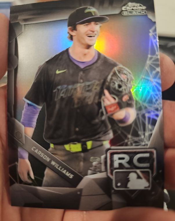 2026 Topps Chrome Black #101 Carson Williams — front