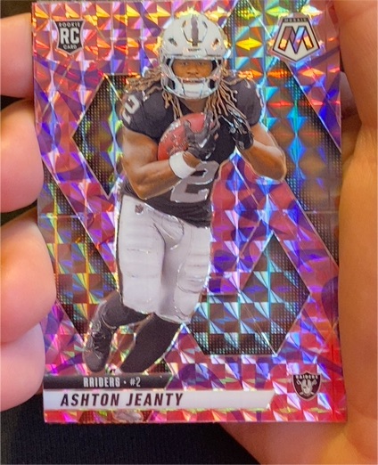 2025 Panini Mosaic #345 Ashton Jeanty — front
