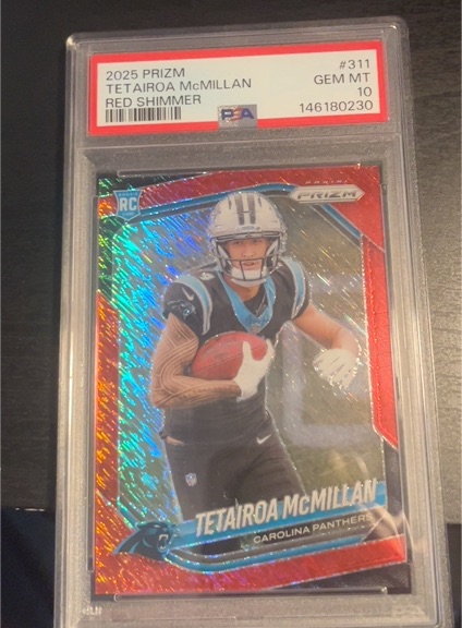 2025 Panini Prizm #311 Tetairoa McMillan — front