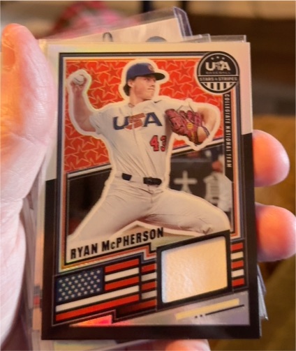 2026 Panini Stars & Stripes Prizm #12 Ryan McPherson — front