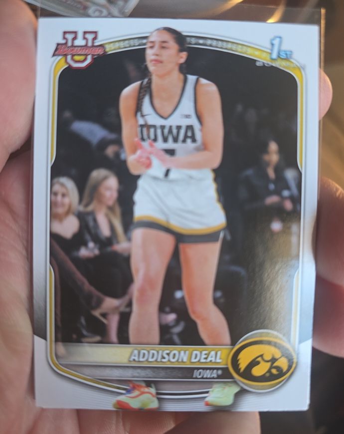 2025-26 Bowman Basketball Prospects #BPP-50 Addison Deal — front