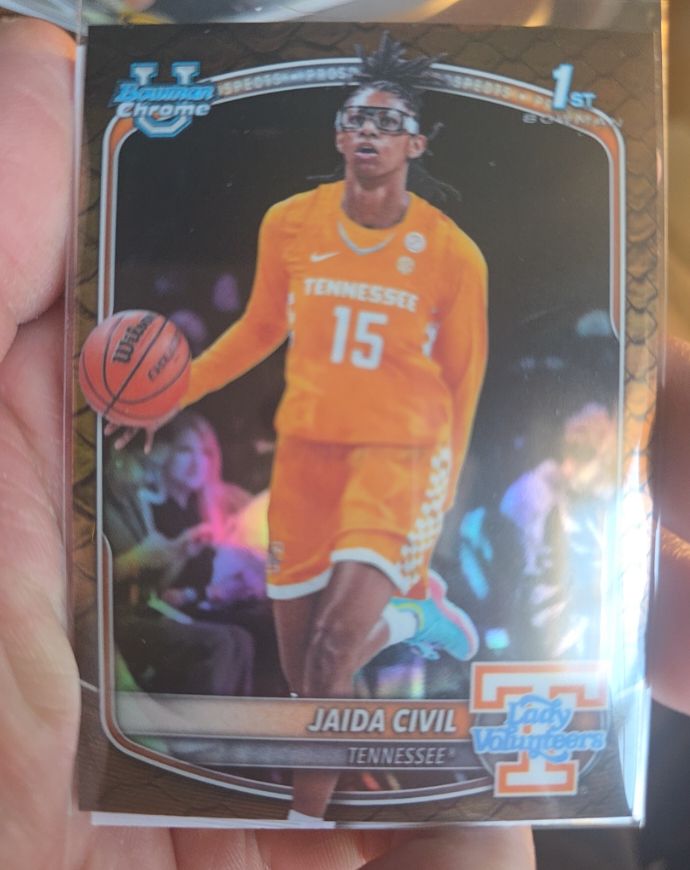2025-26 Bowman Chrome #BCP-74 Jaida Civil — front
