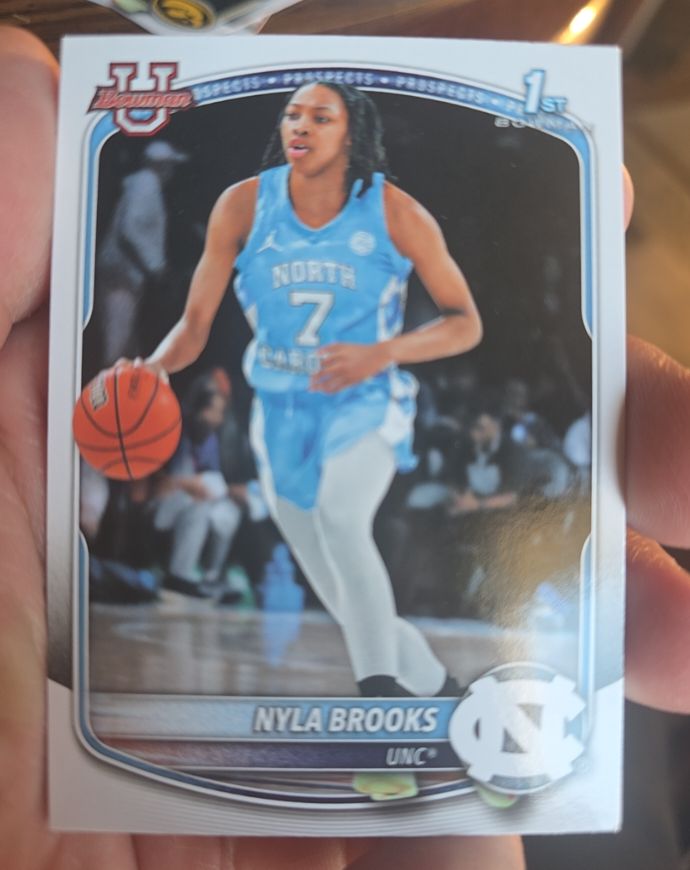 2025 Bowman U #BPP-63 Nyla Brooks — front