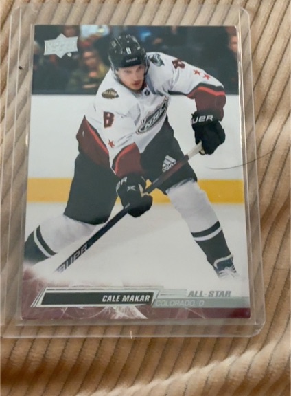 2022-23 Upper Deck Extended Series #667 Cale Makar All-Star — front