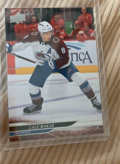 2022-23 Upper Deck #49 Cale Makar — front