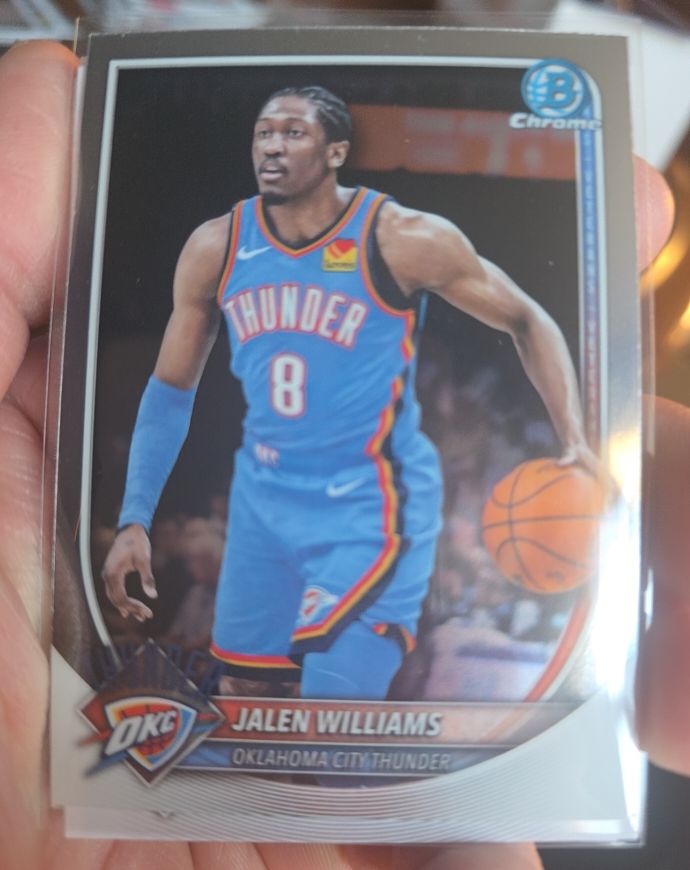 2025-26 Topps Bowman Chrome #BCV-107 Jalen Williams — front