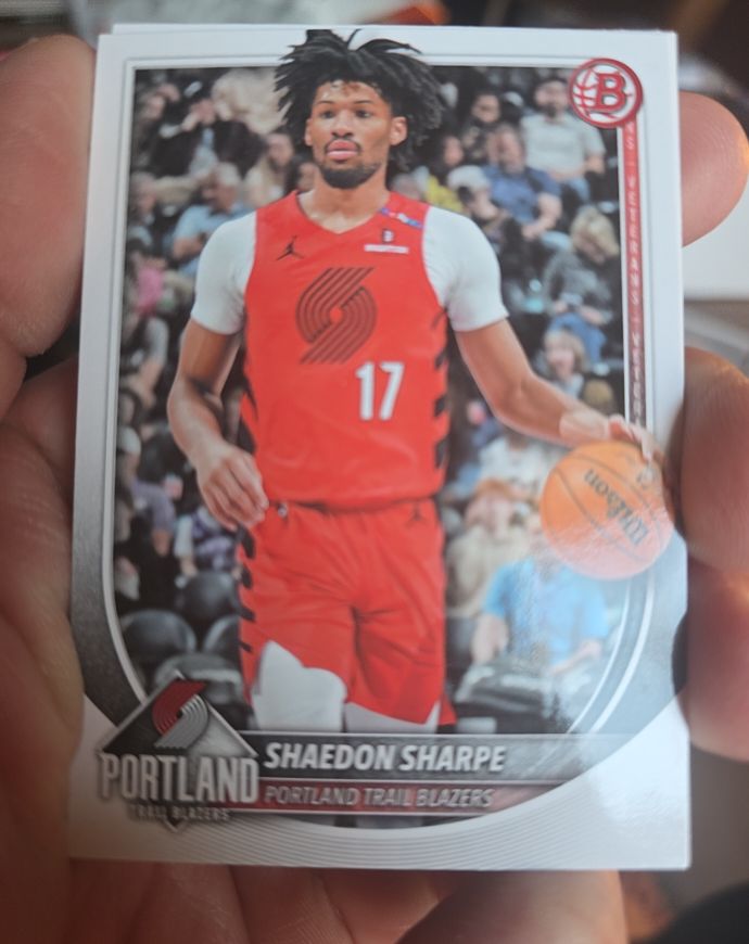2025-26 Bowman Basketball #110 Shaedon Sharpe — front