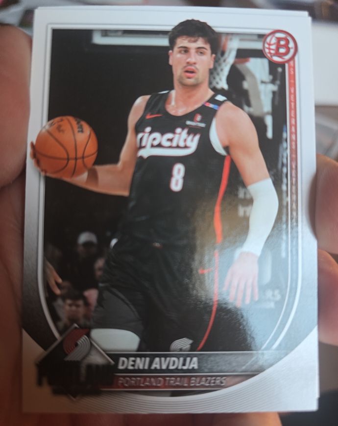 2025-26 Bowman #187 Deni Avdija — front