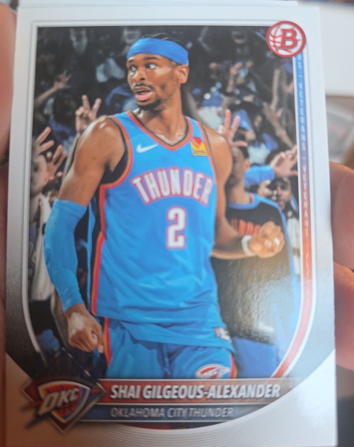 2025 Bowman #106 Shai Gilgeous-Alexander — front
