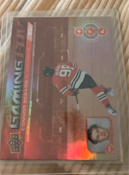 2024-25 Upper Deck Series 1 Gaming FOV #GFOV-5 Connor Bedard — front