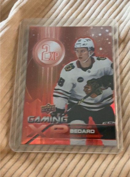 2024-25 Upper Deck Series 1 Gaming XP #GXP-1 Connor Bedard — front