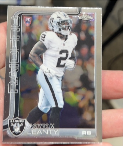 2025 Topps Chrome #322 Ashton Jeanty — front