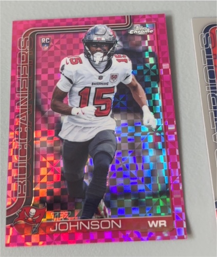 2025 Topps Chrome #342 Tez Johnson — front