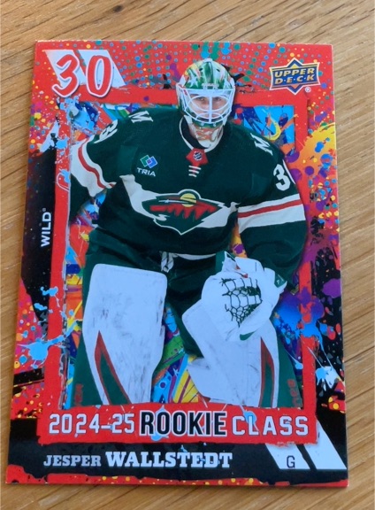 2024-25 Upper Deck Series 2 #RC-30 Jesper Wallstedt Rookie Class — front