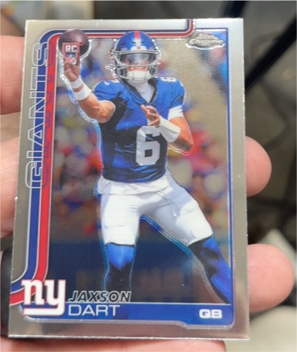 2025 Topps Chrome #306 Jaxson Dart — front