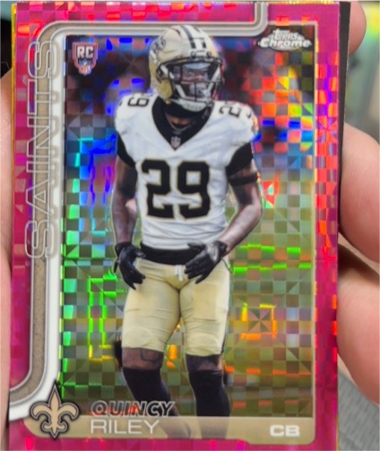 2025 Topps Chrome #369 Quincy Riley — front