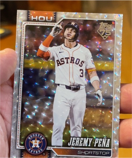 2026 Topps Series 1 #307 Jeremy Peña — front
