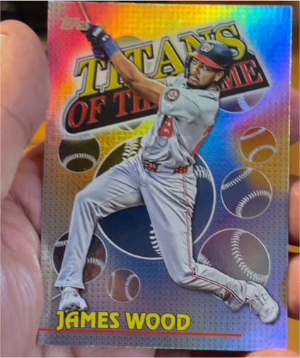 2026 Topps Titans of the Game #TOG-15 James Wood — front