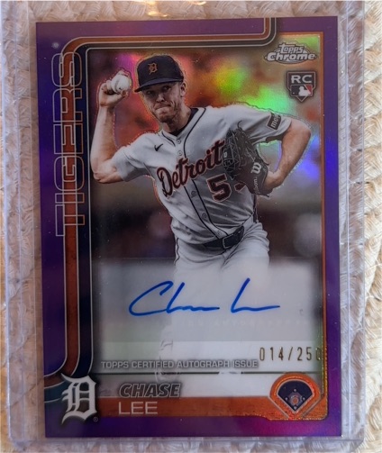 2025 Topps Chrome Update #AC-CLE Chase Lee — front