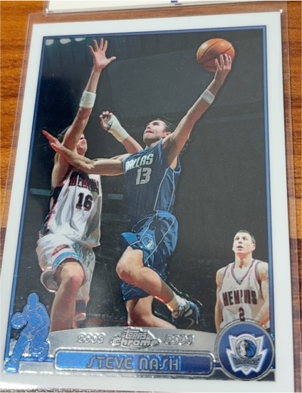 2003-04 Topps Chrome #13 Steve Nash — front