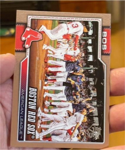 2026 Topps Series 1 #198 Boston Red Sox Team Card — front