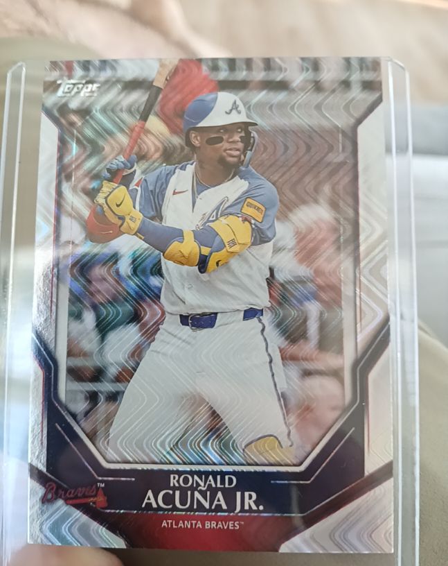 2026 Topps Collector Kit #MLB-5 Ronald Acuna Jr Wave Parallel — front