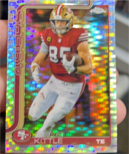 2025 Topps Chrome #267 George Kittle — front