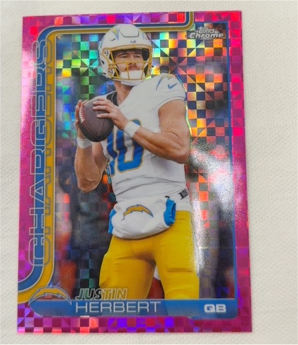 2025 Topps Chrome #158 Justin Herbert — front