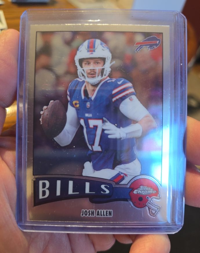 2025 Topps Chrome #1975-4 Josh Allen — front