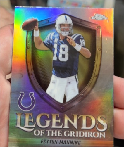 2025 Topps Chrome Legends of the Gridiron #LOG-2 Peyton Manning — front