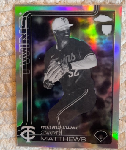 2025 Topps Chrome Update Series #USC171 Zebby Matthews — front