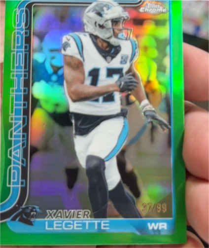 2025 Topps Chrome #38 Xavier Legette — front