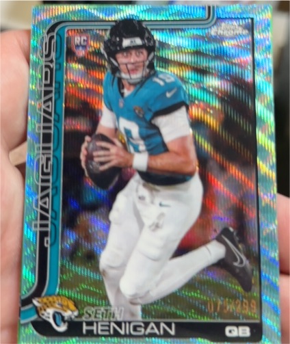 2025 Topps Chrome #399 Seth Henigan — front