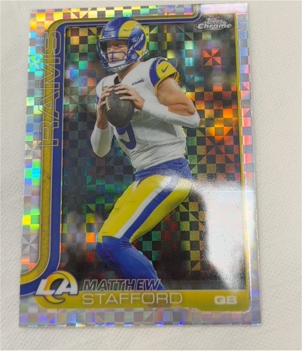 2025 Topps Chrome #169 Matthew Stafford — front