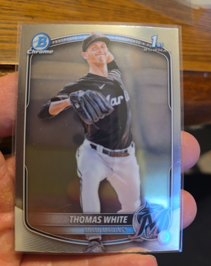 2025 Bowman Chrome #BCP-69 Thomas White — front