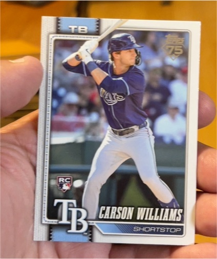 2026 Topps Series 1 #25 Carson Williams — front