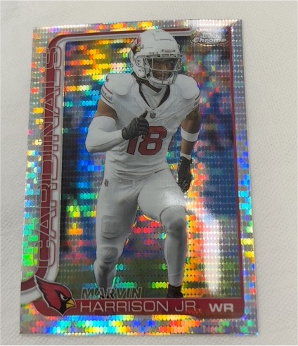 2025 Topps Chrome #1 Marvin Harrison Jr. — front