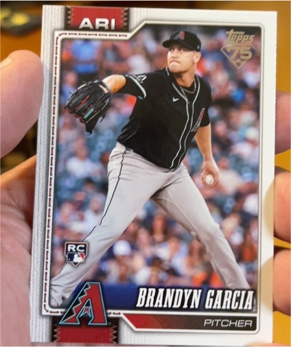 2026 Topps #163 Brandyn Garcia — front