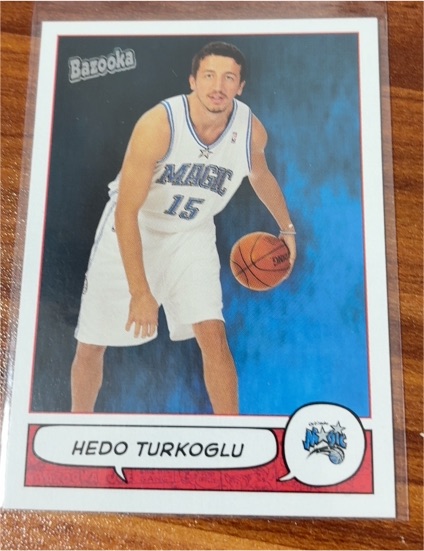 2004-05 Topps Bazooka #65 Hedo Turkoglu — front