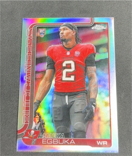 2025 Topps Chrome #312 Emeka Egbuka — front