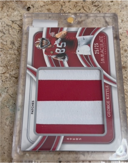 2025 Panini Immaculate Collection #25 George Kittle — front