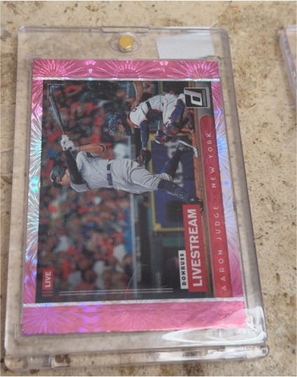 2021 Donruss Livestream #LS3 Aaron Judge — front