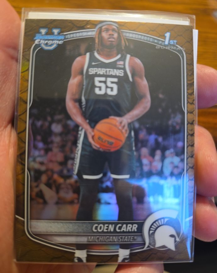 2025 Bowman Chrome #BCP-35 Coen Carr — front