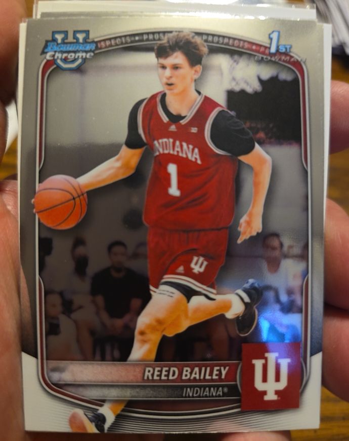 2025-26 Bowman Chrome #BCP-27 Reed Bailey — front