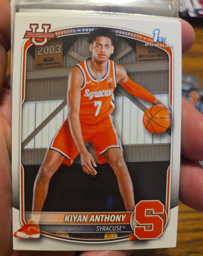 2025-26 Bowman University #4 Kiyan Anthony — front