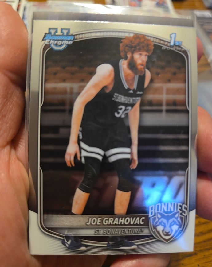 2025-26 Bowman Chrome #BCP-24 Joe Grahovac — front