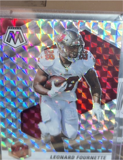 2021 Panini Mosaic #187 Leonard Fournette — front
