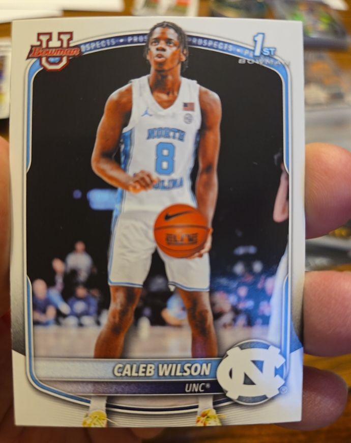 2025 Bowman 1st Bowman #BPP-83 Caleb Wilson — front